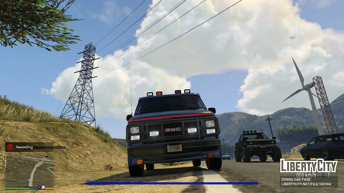GMC Vandura 83 A-TEAM Van [Add-On] 0.6 / GTA 5