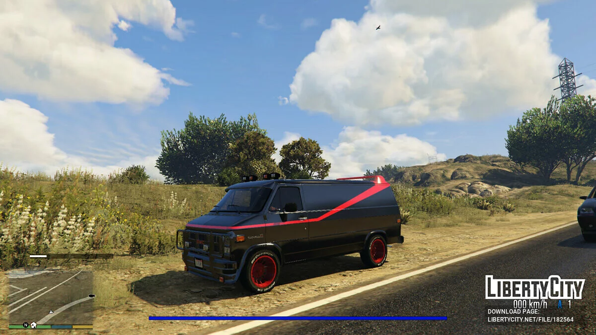 GMC Vandura 83 A-TEAM Van [Add-On] 0.6 / GTA 5