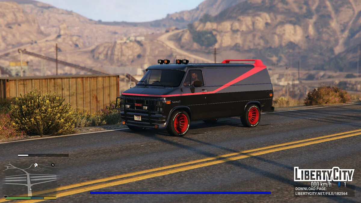 GMC Vandura 83 A-TEAM Van [Add-On] 0.6 / GTA 5