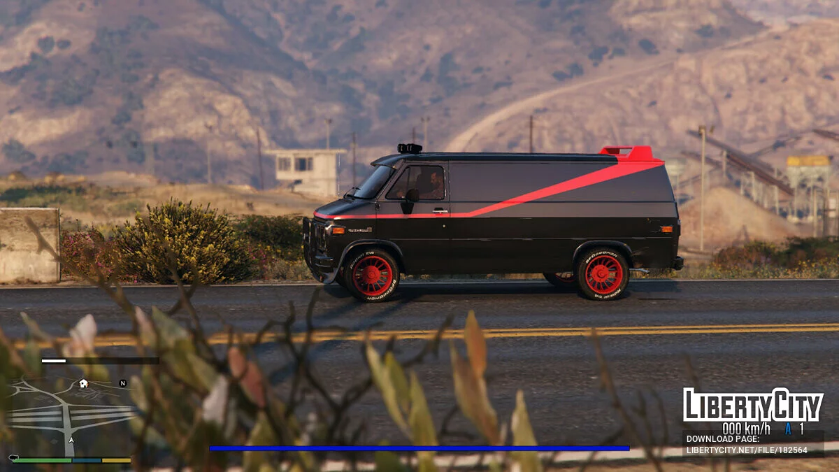 GMC Vandura 83 A-TEAM Van [Add-On] 0.6 / GTA 5