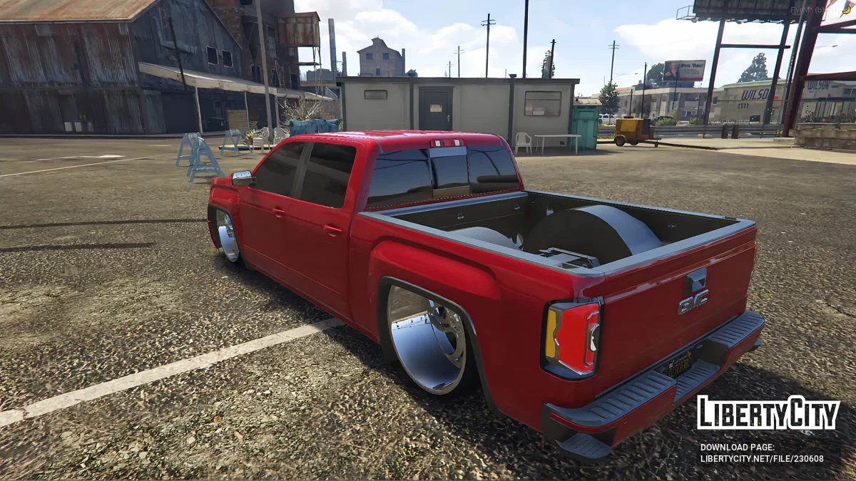 Slammed 4 Door GMC Sierra / GTA 5