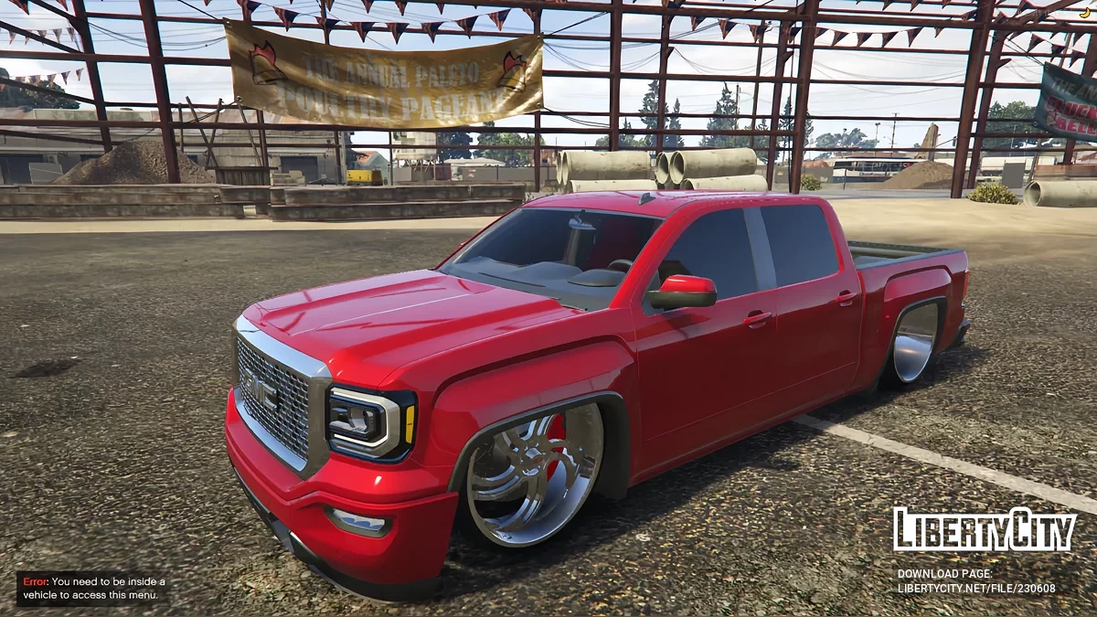 Slammed 4 Door GMC Sierra / GTA 5