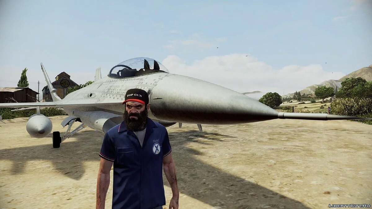 Top lel + Original Top Gun Hats for Trevor / GTA 5