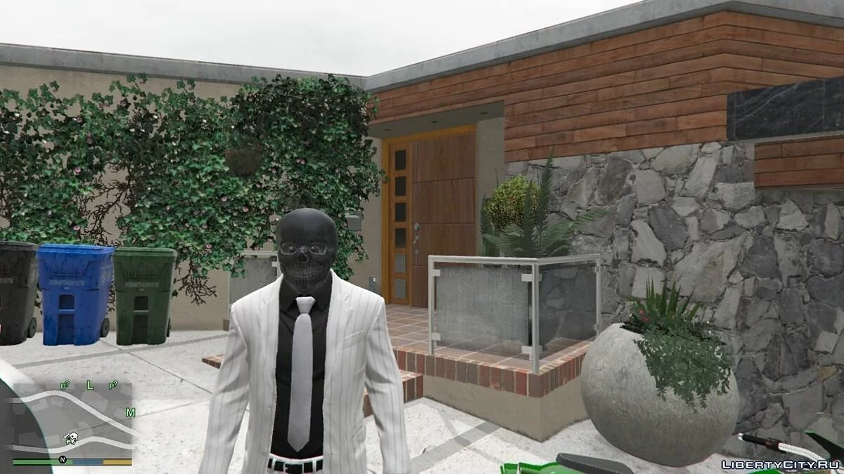 Franklin Black Mask Mod / GTA 5