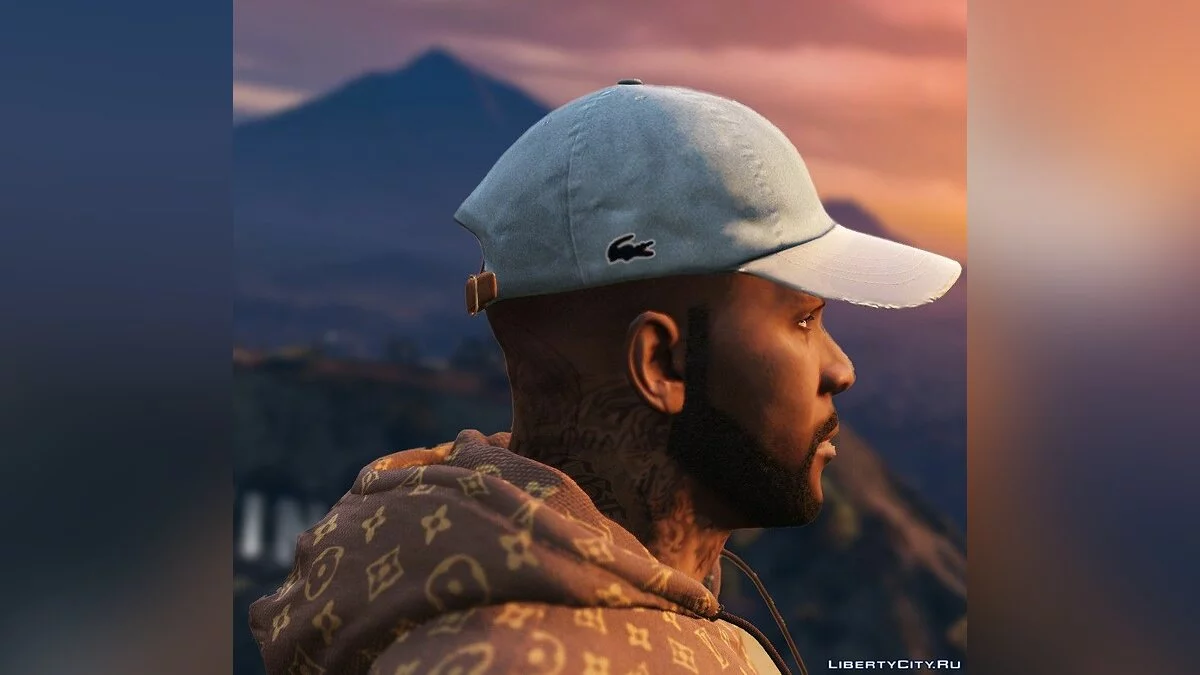 Lacoste Cap w/ Leather Strap 1 / GTA 5