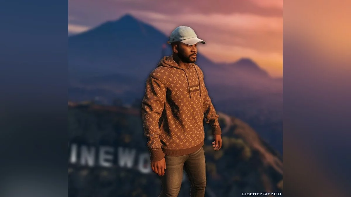 Lacoste Cap w/ Leather Strap 1 / GTA 5
