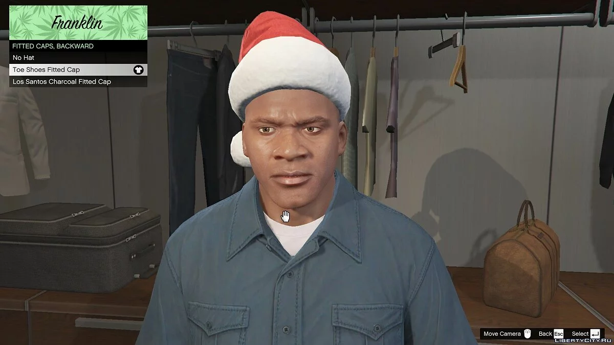 Рождественская шапка для Франклина / GTA 5