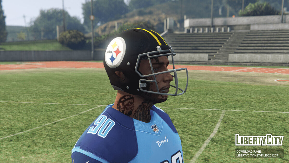 Скачать NFL Football Helmets для MP Male для GTA 5