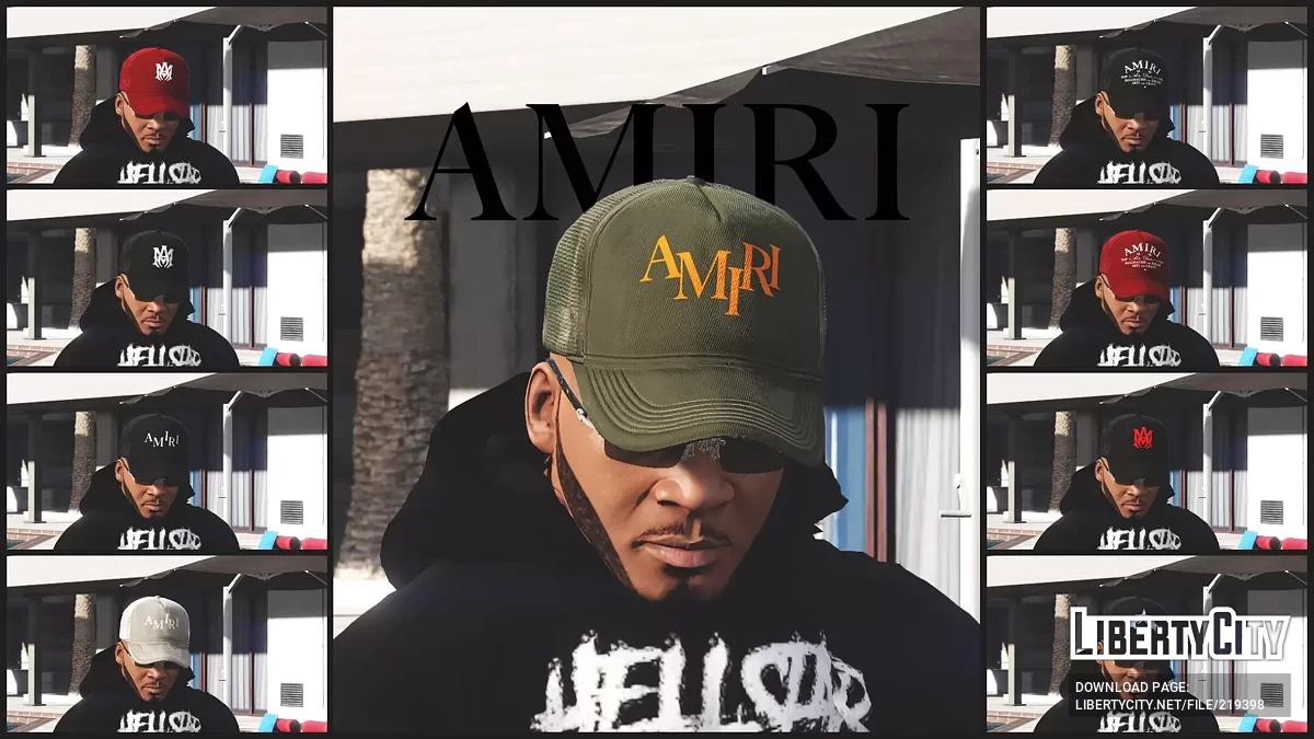 Головные уборы AMIRI для Франклина / GTA 5