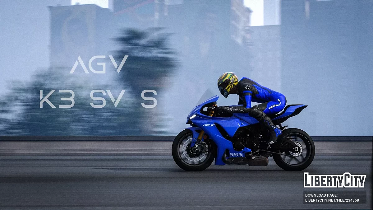 Шлем AGV K3 SV S / GTA 5