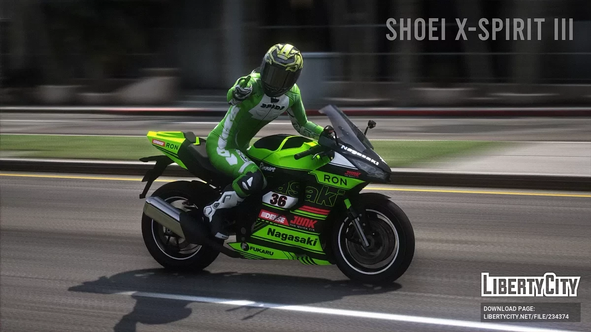 Шлем Shoei X Spirit III / GTA 5