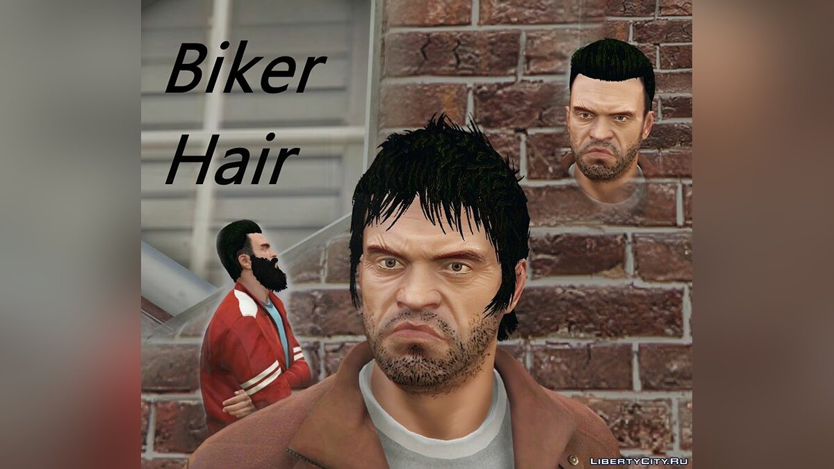 Download New biker hairstyles for Trevor  for GTA 5