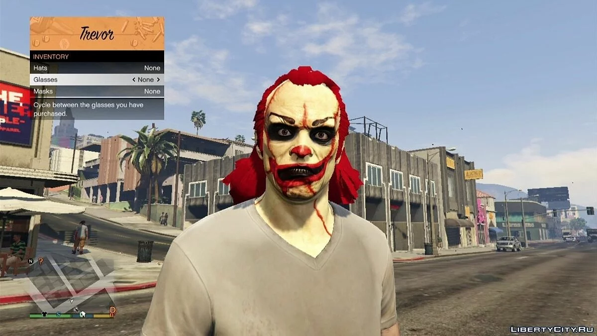 Clown Horror Face v1.0 / GTA 5