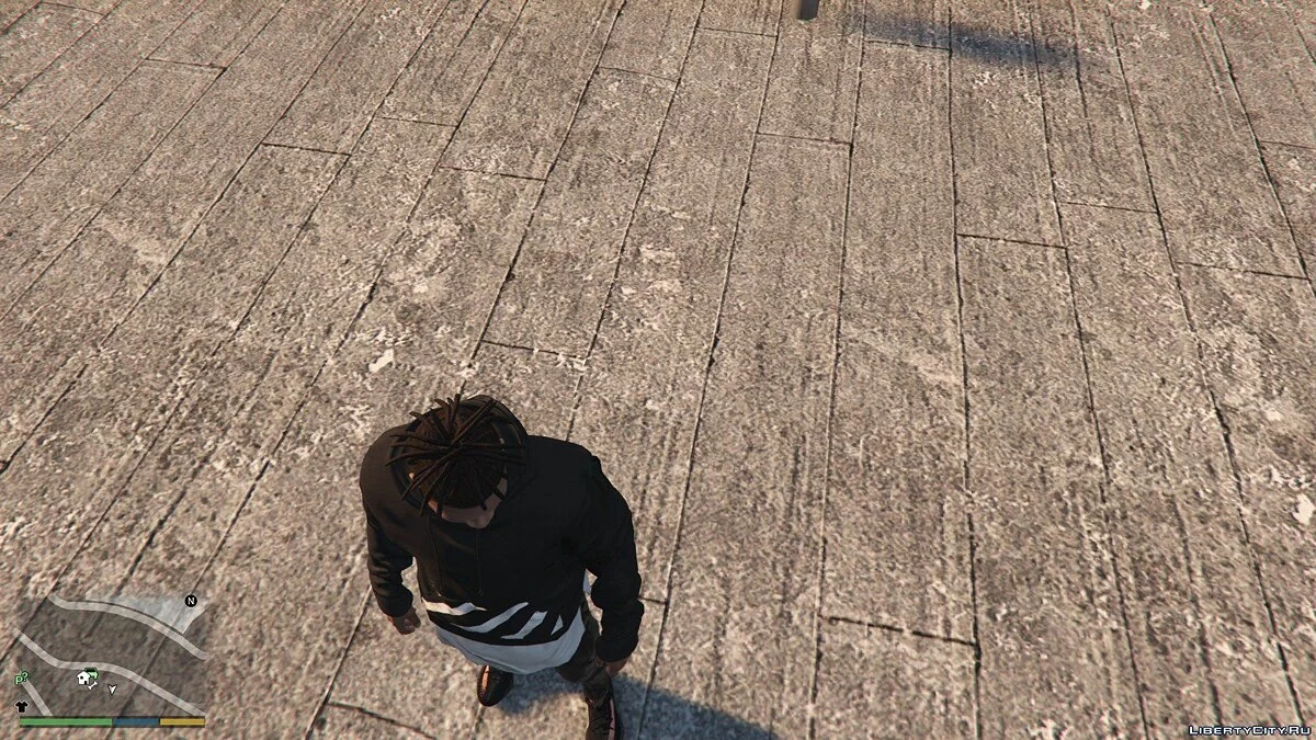 Upwards tied dreads for Franklin / GTA 5