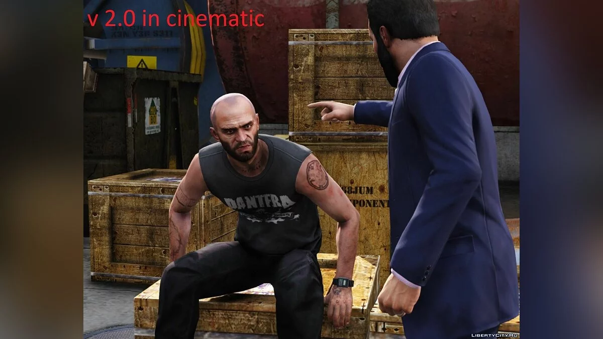 Better T Face, hands, 5-d beard & haircut 2.0 / GTA 5