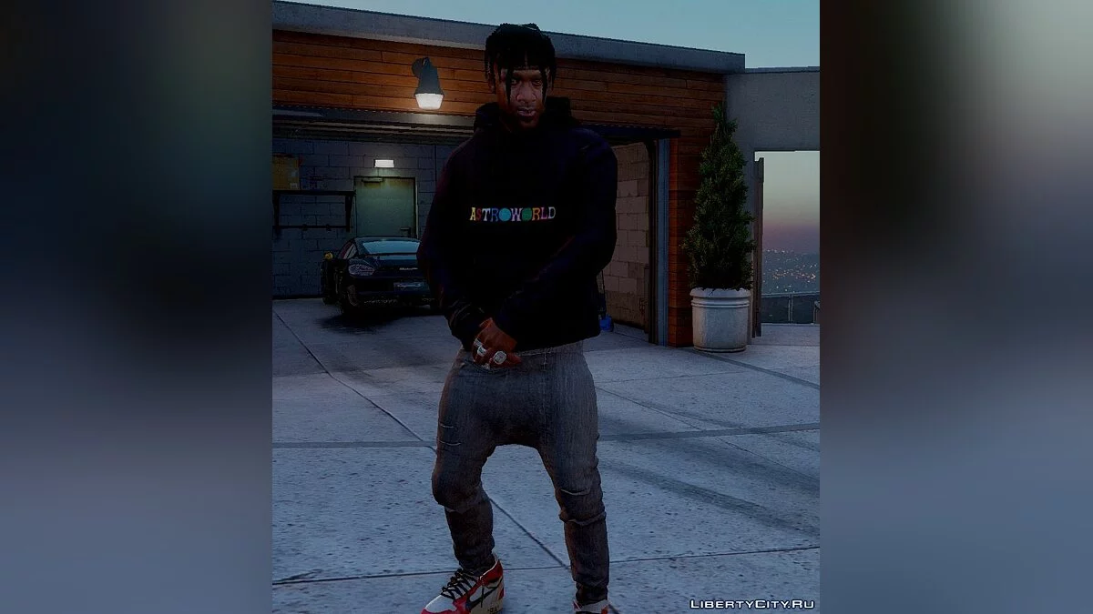 Travis Scott Braids For Franklin 1.0 / GTA 5