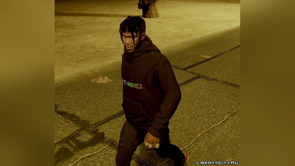 Travis Scott Braids For Franklin 1.0 / GTA 5