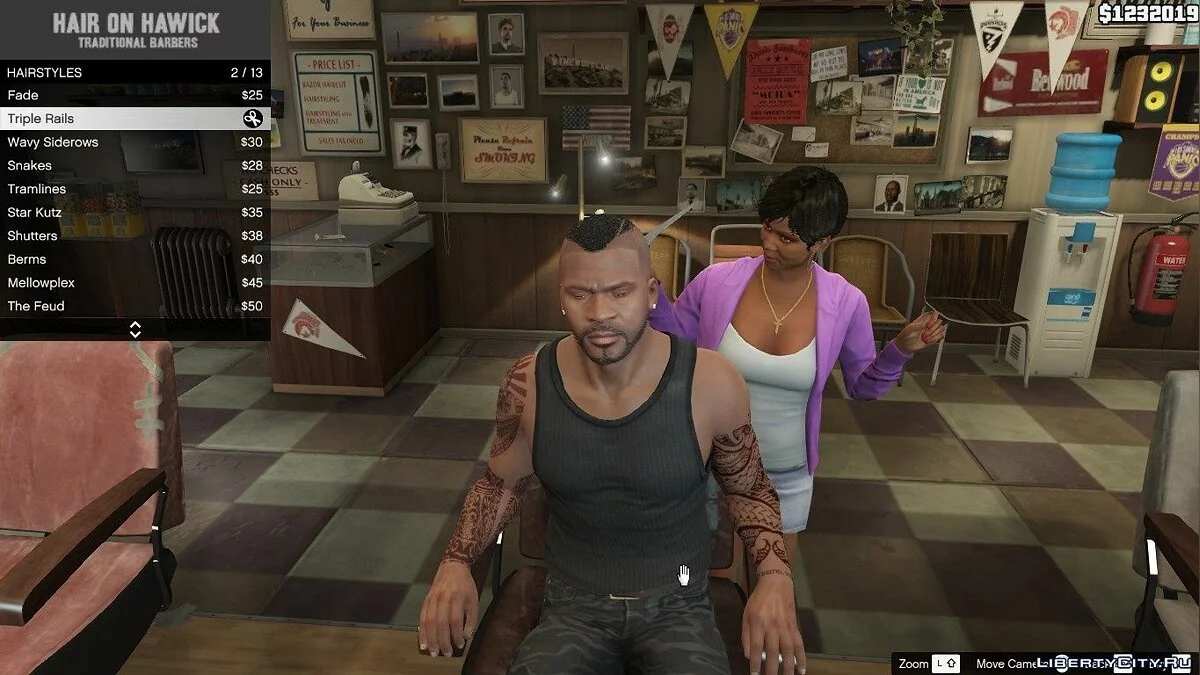Новая прическа для Франклина 1.0 / GTA 5