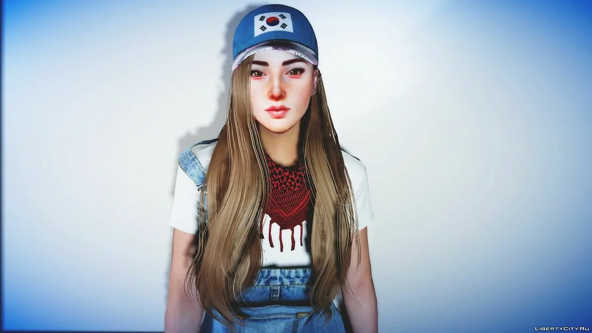 Длинные волосы для женского персонажа / GTA 5