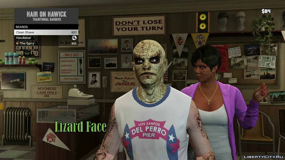 Страшные лица для Тревора 1.1 / GTA 5