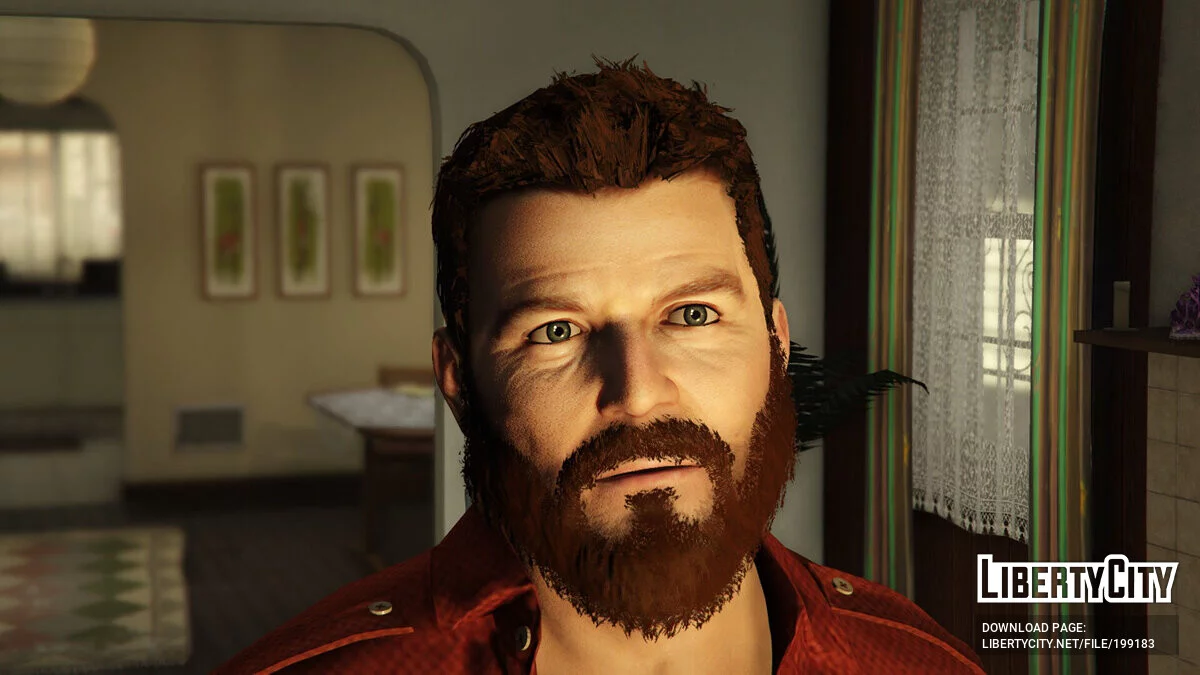 Better Michael De Santa (Face, Beard & Hair) 1.2 / GTA 5
