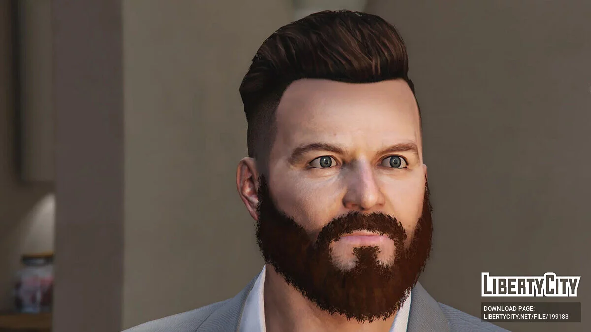 Better Michael De Santa (Face, Beard & Hair) 1.2 / GTA 5
