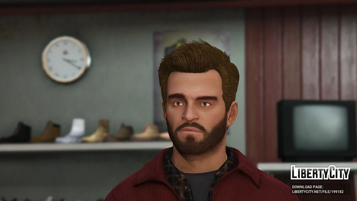 Better Trevor Phillips (Face, Beard & Hair) 1.2 / GTA 5