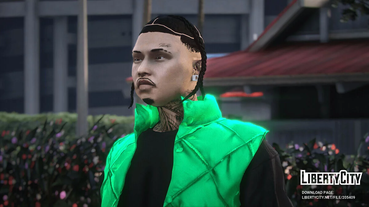 Косы с пробором для MP Male / GTA 5