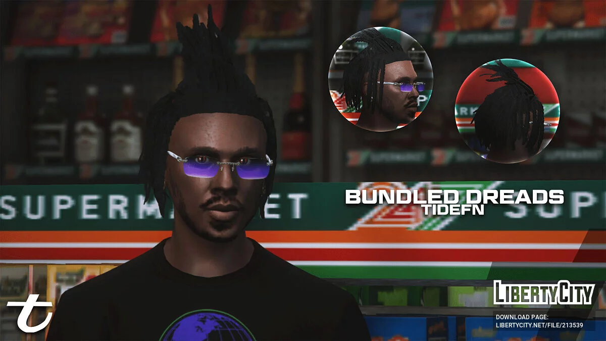 Mega Hair Pack для MP Male / GTA 5