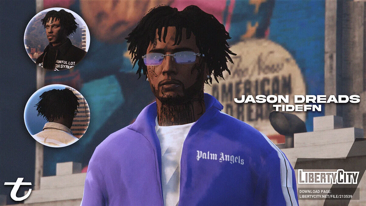 Mega Hair Pack для MP Male / GTA 5