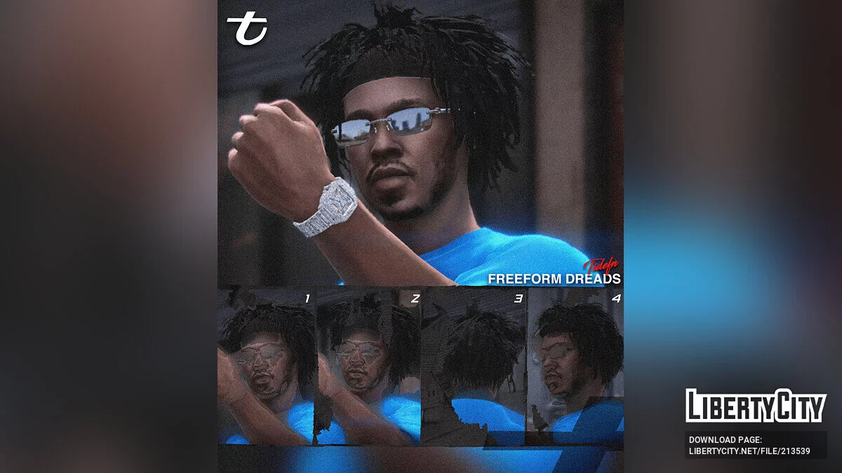 Mega Hair Pack для MP Male / GTA 5