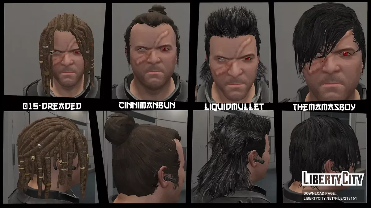 Get Hairy - Новые прически для героев / GTA 5