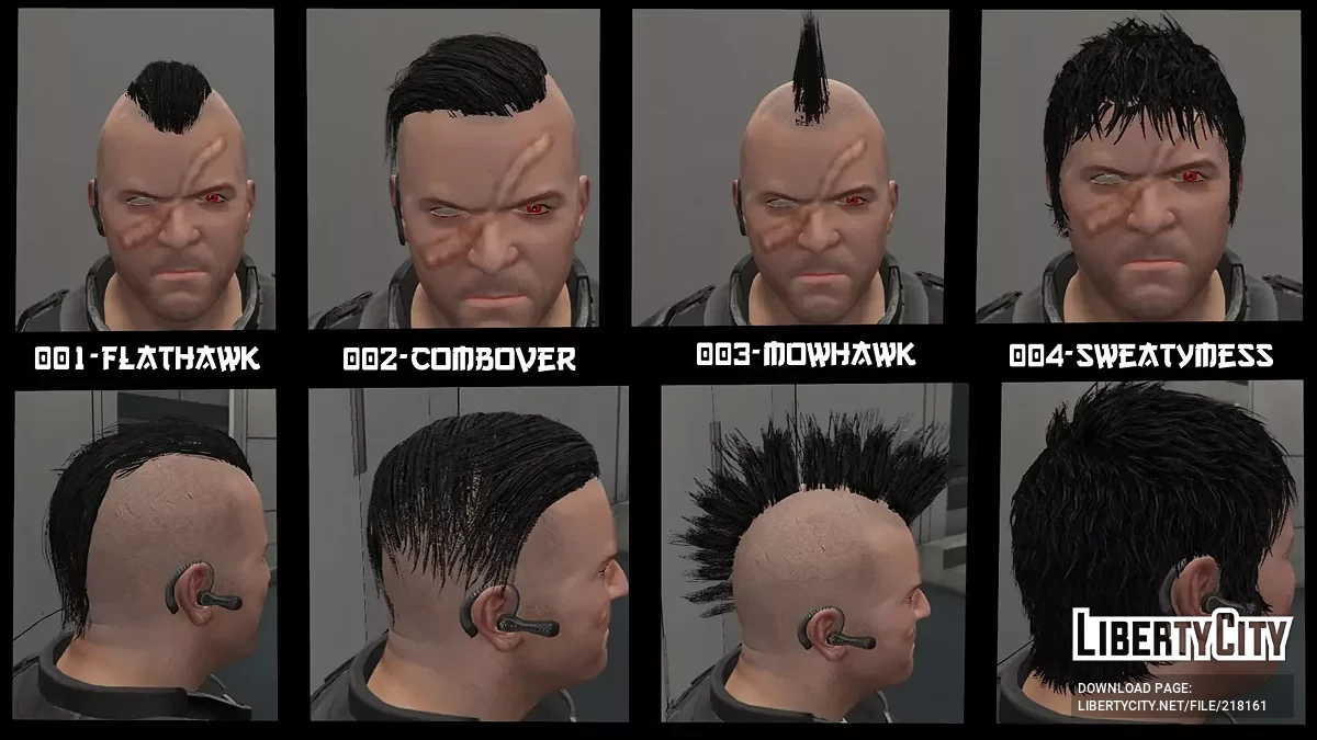 Get Hairy - Новые прически для героев / GTA 5