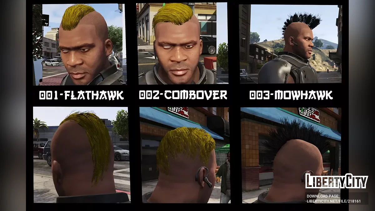 Get Hairy - Новые прически для героев / GTA 5