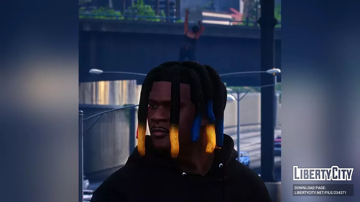 Новая прическа и борода в стиле Chicago Wicks для Франклина / GTA 5