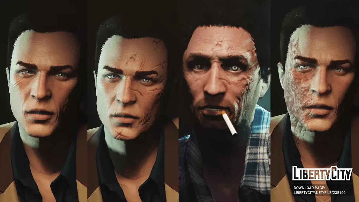 Шрамы на лице для MP Male / Female / GTA 5