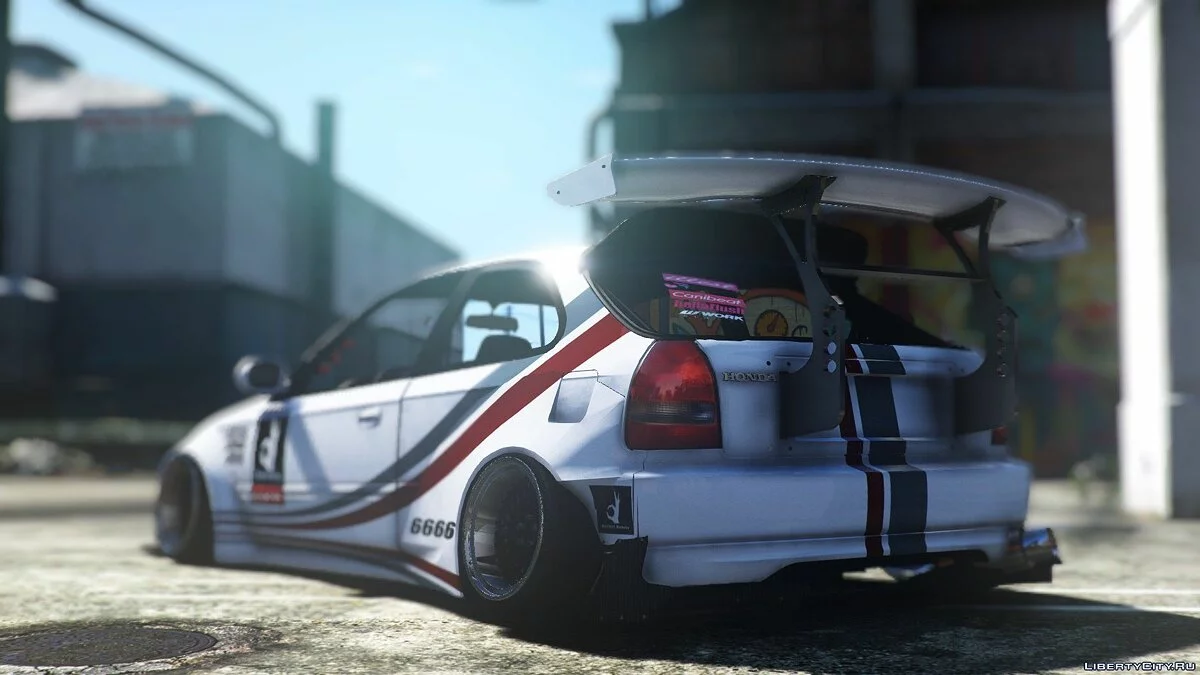 Honda Civic EK9 Rocket Bunny [Add-On / Replace | Livery | Camber] 0.1 / GTA 5