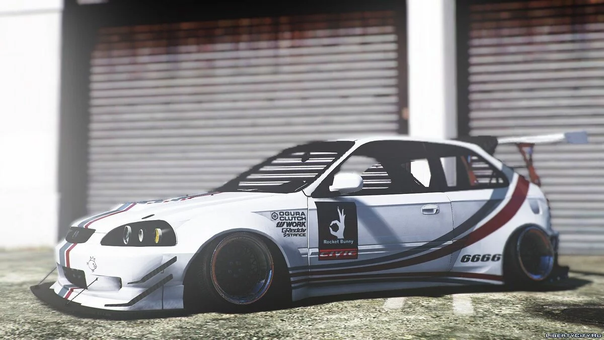 Honda Civic EK9 Rocket Bunny [Add-On / Replace | Livery | Camber] 0.1 / GTA 5