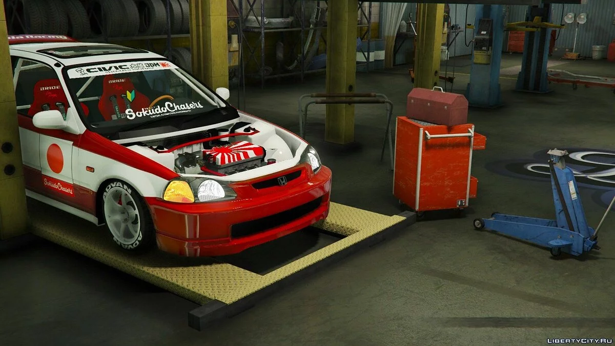 Honda Civic EK9 Kanjo Edition [Tuning | Template] / GTA 5
