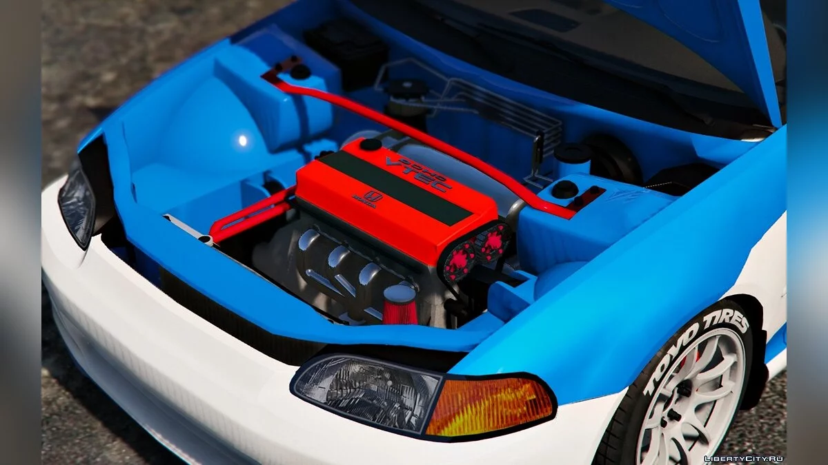 Honda Civic EG6 Kanjo Edition [Tuning | Template] 1.1 / GTA 5