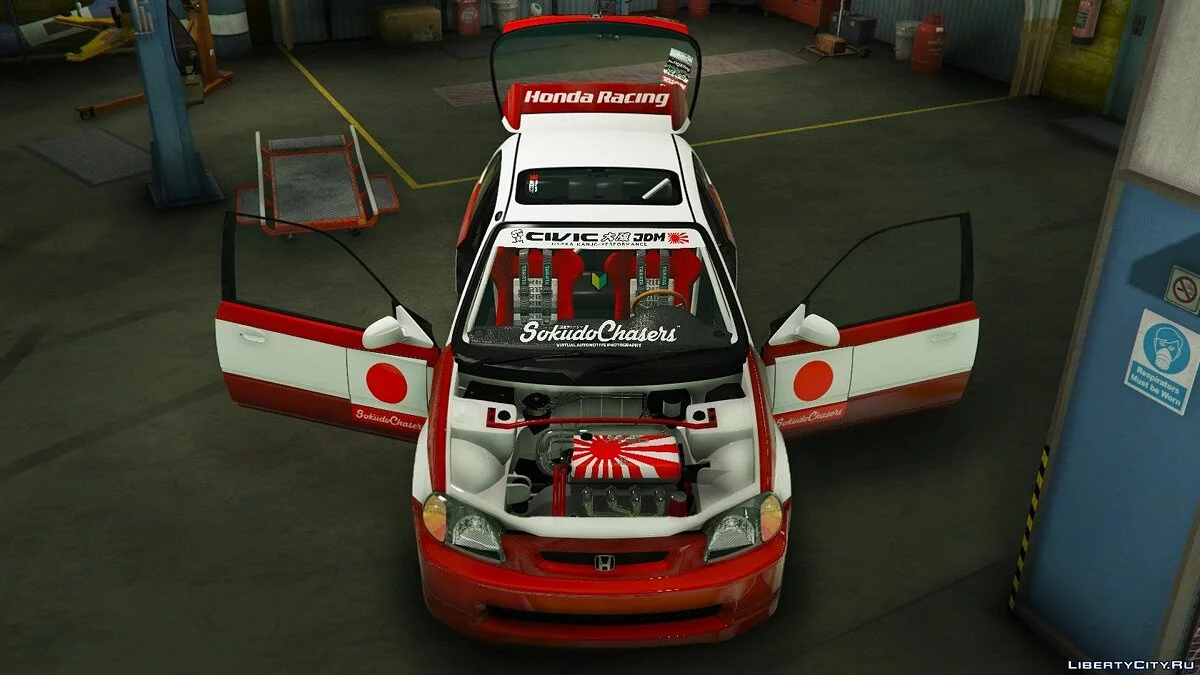 Honda Civic EK9 Kanjo Edition [Tuning | Template] 1.1 / GTA 5