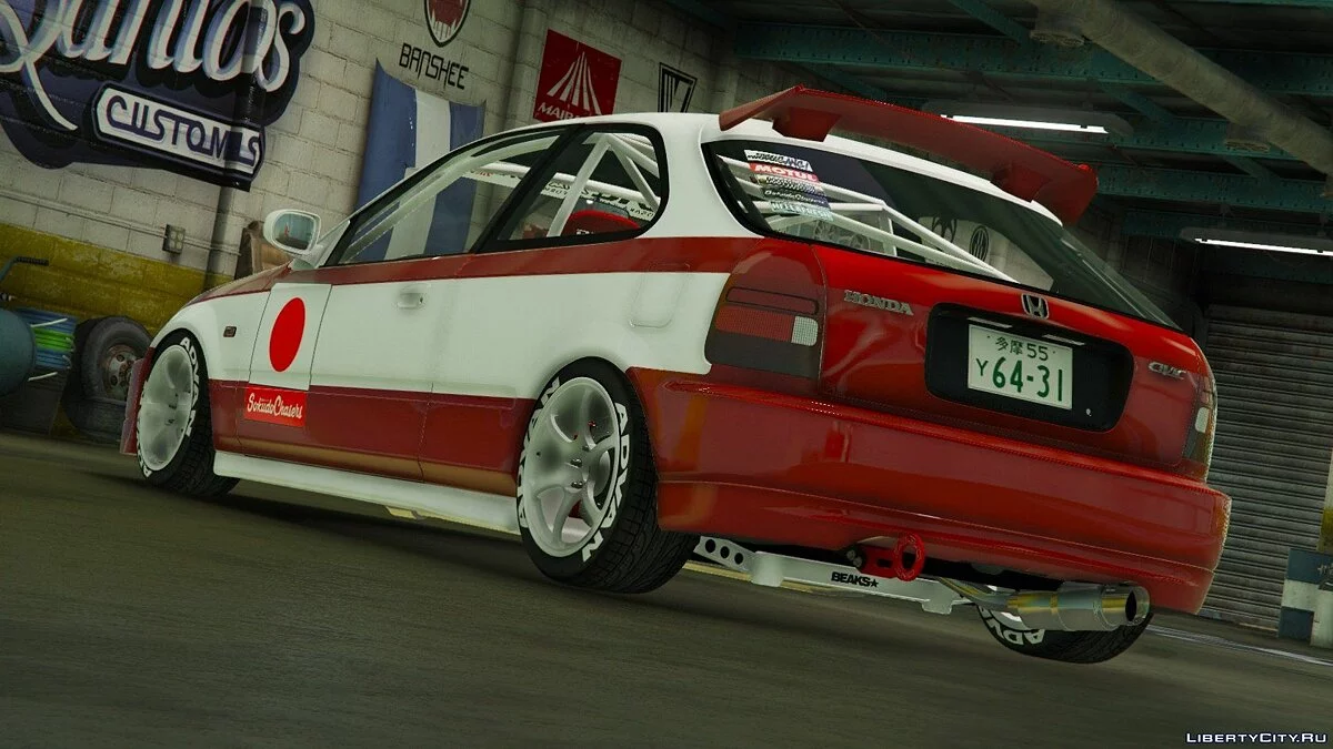 Honda Civic EK9 Kanjo Edition [Tuning | Template] 1.1 / GTA 5