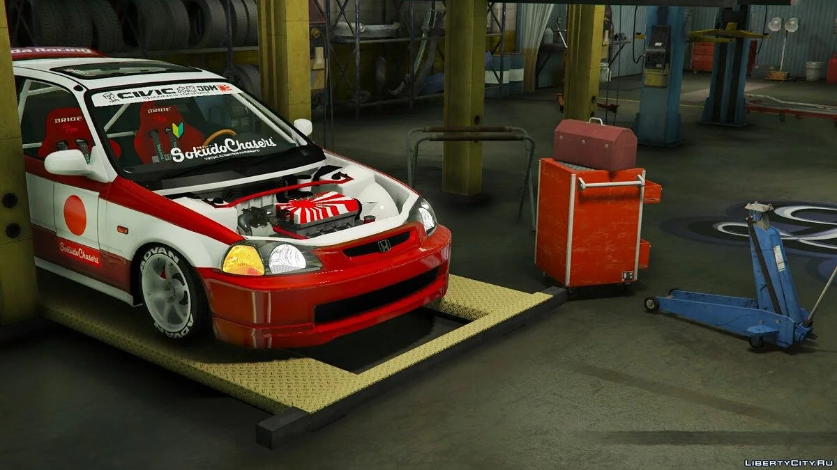 Honda Civic EK9 Kanjo Edition [Tuning | Template] 1.1 / GTA 5