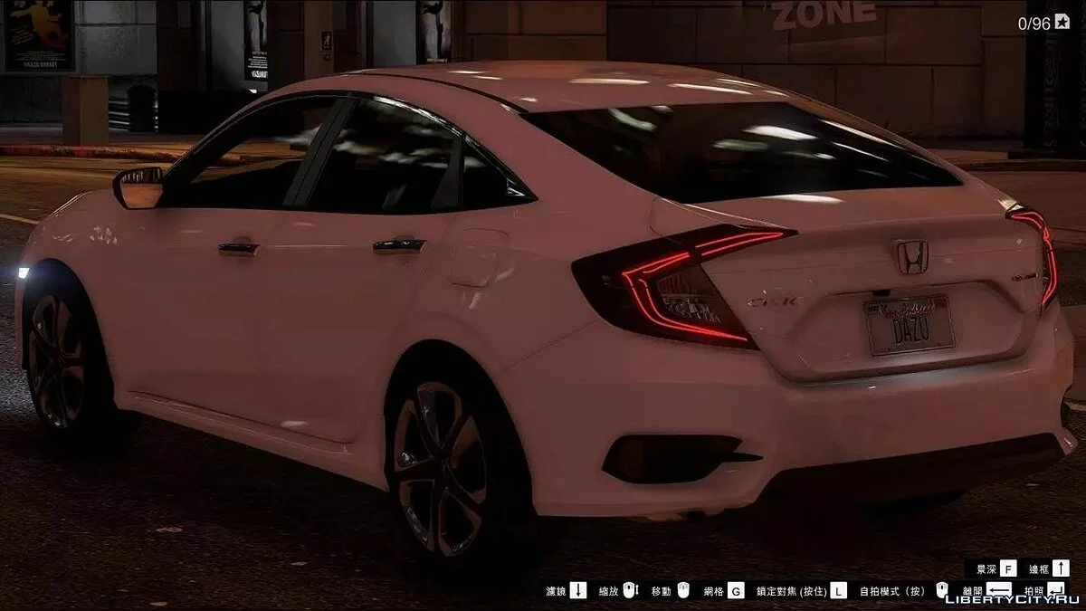 Honda Civic Sedan 2016 1.0 / GTA 5