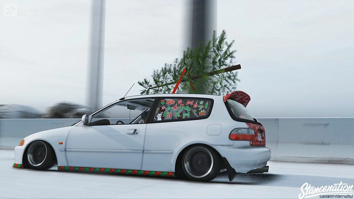 Honda Civic EG6 Christmas Edition 1.0 / GTA 5