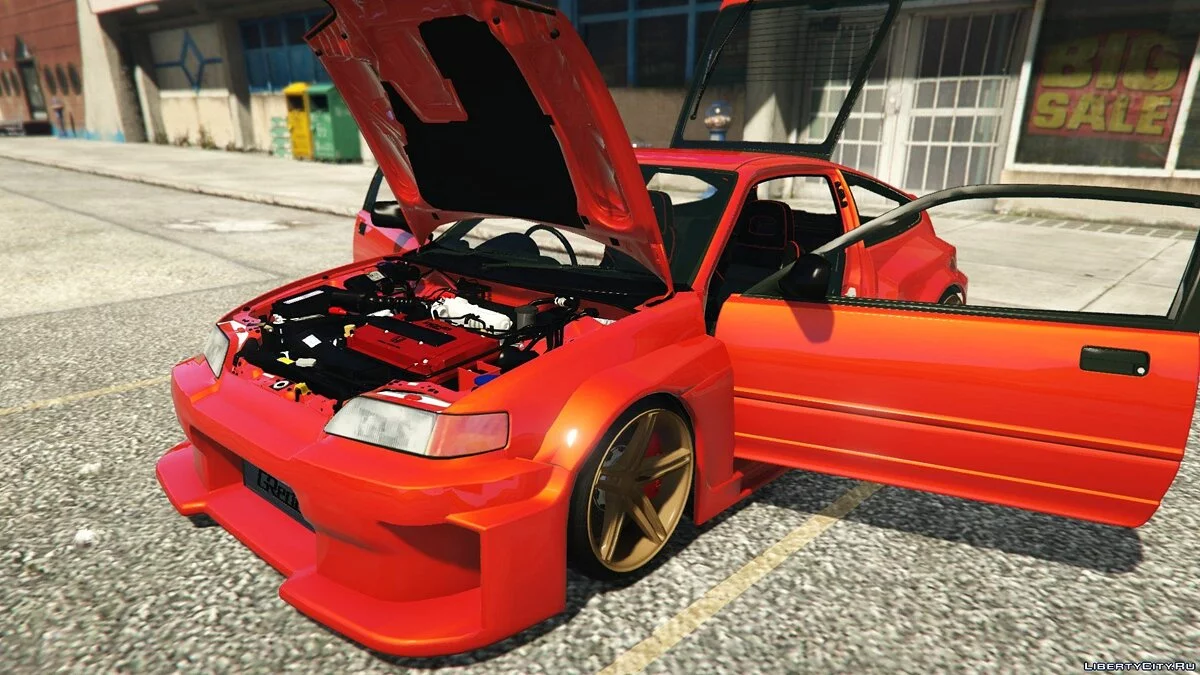 1991 Honda CRX SiR WideBody [Add-on] 1.0 / GTA 5