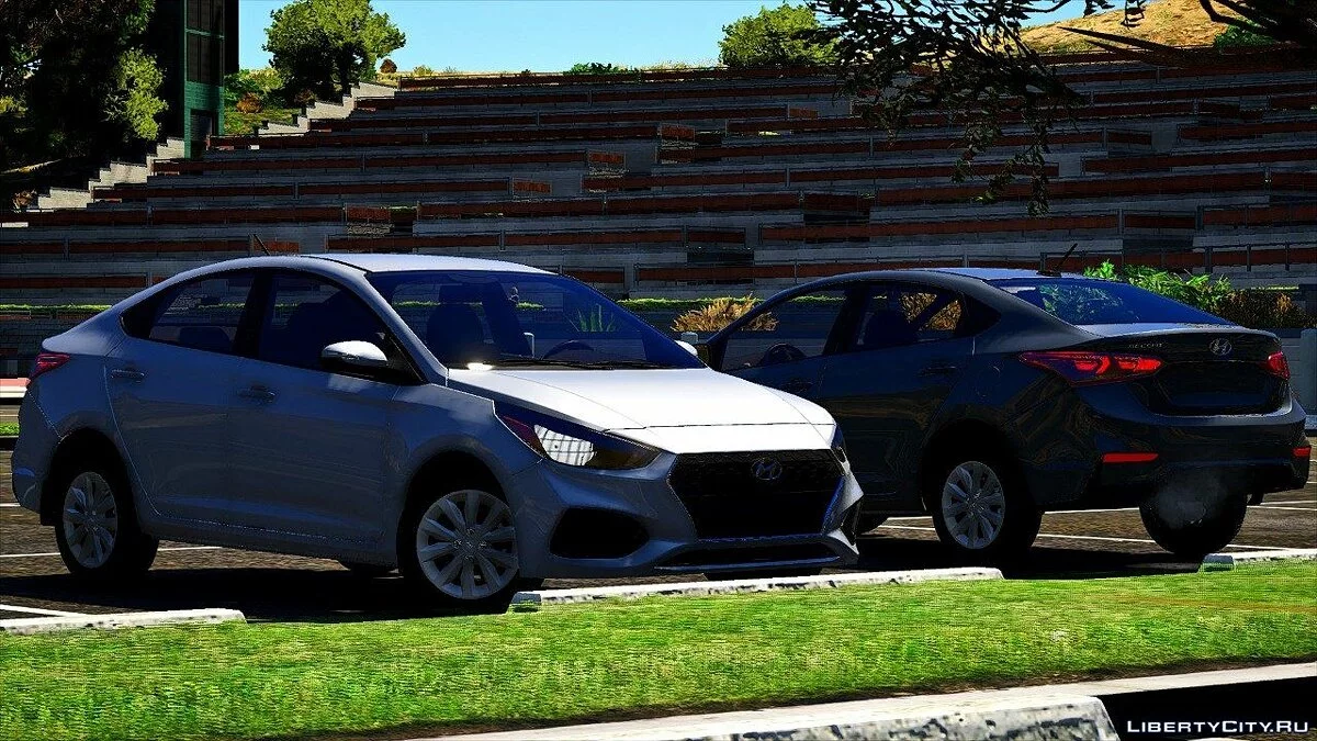Hyundai Accent 2018 SE 3 Versions [REPLACE] 1.0 / GTA 5