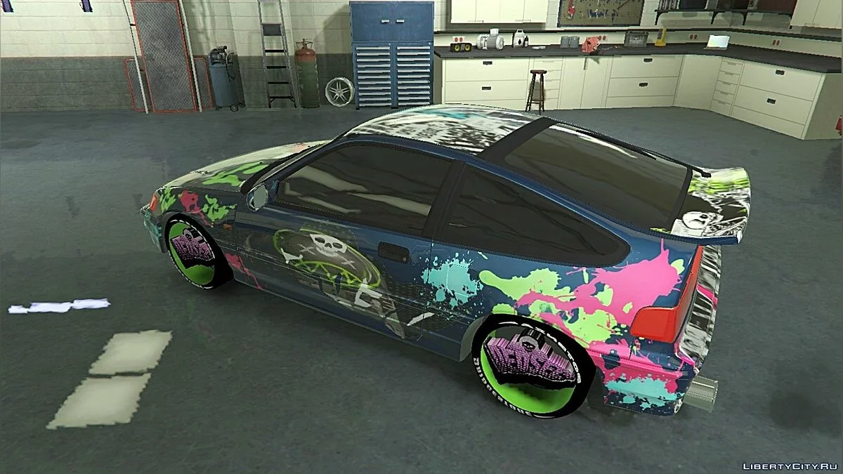 Honda CRX Dedsec Edition [Addon/Replace] 1.0 / GTA 5