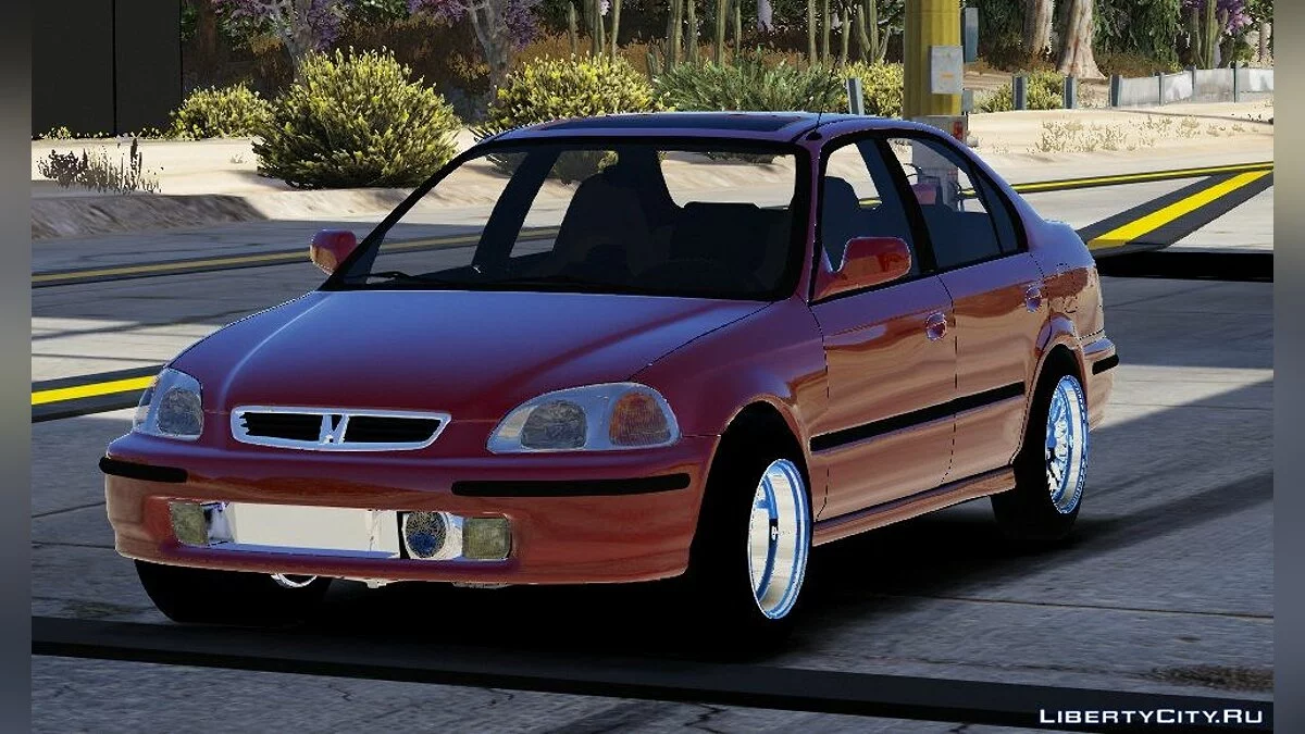 1999 Honda Civic Sedan Drag Version |Five-M|Replace| 1.0 / GTA 5
