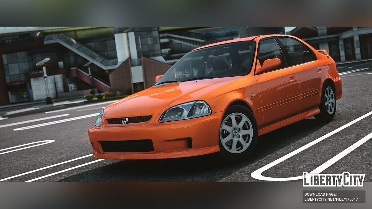 Скачать 2000 Honda Civic Ferio SiR / Vi-RS v1.2 для GTA 5